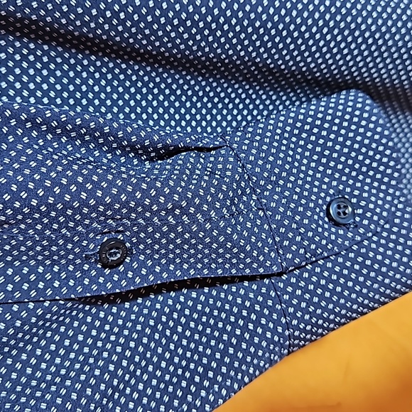 Jones New York Signature Shirt Slim Fit Long Sleeve Button Down XL 17-17½ 34/35 - Picture 4 of 6